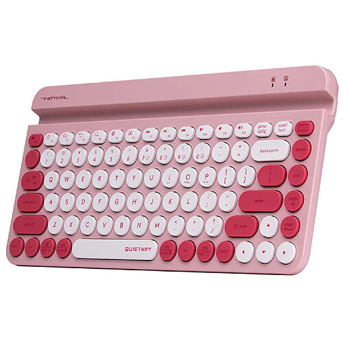 Clavier A4TECH FSTYLER FBK30 Raspberry 2.4GHz+BT (Silencieux)