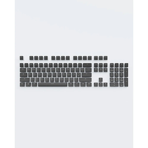 Dark Project - KS-49 PBT Keycaps (ENG/RU/UA | Black)