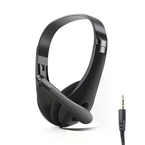 Casque d'écoute filaire 3.5mm, casque de jeu pour PC, avec micro, réduction du bruit, écouteurs stéréo, pour ordinateur portable