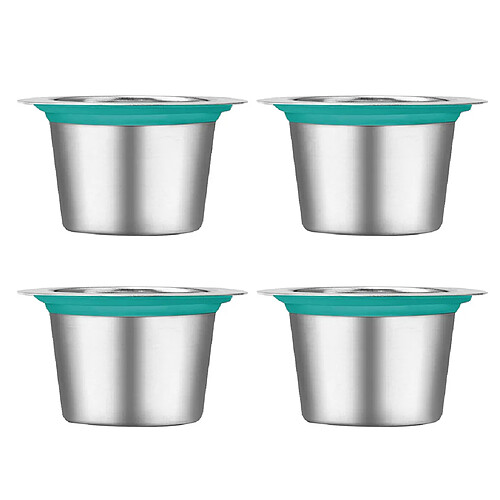 4Pack Tasse De De Café Rechargeable Réutilisable Durable Pour Les Machines Nesspresso