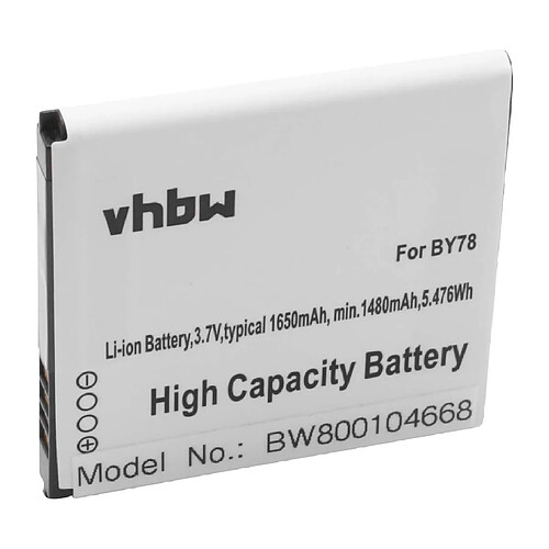 vhbw Batterie 1650mAh pour smartphone Alcatel One Touch OT-6010, OT-6010D, OT-992, OT-992D, OT-991, OT-991 Play, OT-991D, OT-975N.