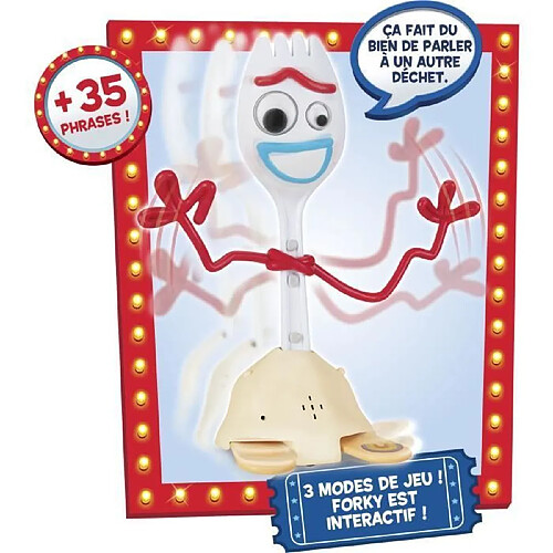 LANSAY Toy Story 4 Figurine Forky Interactif - 25 cm - Mixte - a partir de 4 ans