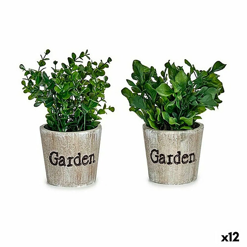 Ibergarden Plante décorative Plastique 16 x 22 x 16 cm (12 Unités)