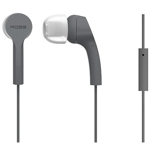 Écouteurs avec Fil et Microphone, Headphones, Compatibles avec les Smartphones, , Gris, KOSS, KEB9i