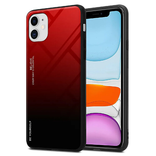 Cadorabo Coque iPhone 11 Etui en Rouge