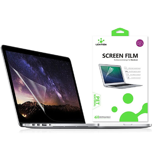 Protecteur écran LENTION Ultra clair HD PET pour Macbook Pro 13.3 pouces avec écran Retina