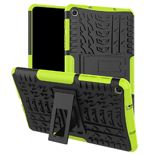 Coque en TPU hybride antidérapant avec béquille vert pour votre Samsung Galaxy Tab A 8 (2019) SM-P200/SM-P205