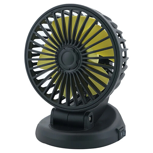 Le ventilateur portatif de ventilateur de tableau de bord de la voiture 12V Peut ajuster et le ventilateur de refroidissement de camion d'angle de Rotation pour