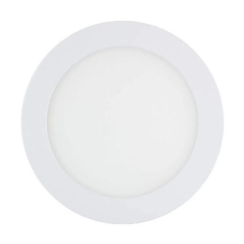 Ledkia Dalle LED 12W Ronde Extra-Plate Coupe Ø 155 mm Blanc froid 5000K