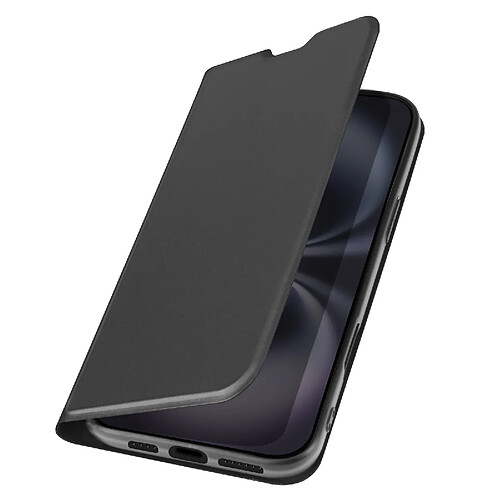 Avizar Étui pour iPhone 16 Plus Soft touch Porte-carte Support Vidéo Noir