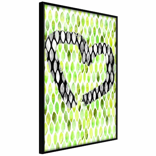 Paris Prix Affiche Murale Encadrée I Love Limes 40 x 60 cm Noir