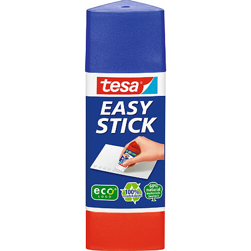 tesa ecoLogo Easy Stick Bâton de colle, sans solvant, 12 g ()