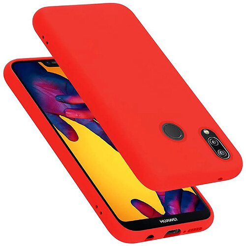 Cadorabo Coque Huawei P20 LITE 2018 / NOVA 3E Etui en Rouge