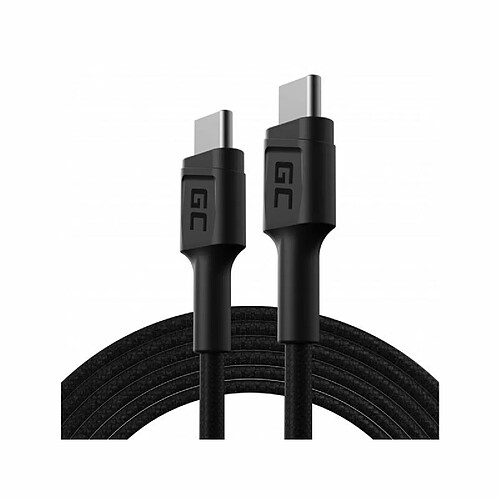 GC PowerStream - 2m USB C - Type C Câble Nylon Chargeur Cable 60W Power Delivery - Charge Rapide Quick Charge 3.0 - pour Samsung Galaxy S21 S20 Ultra S10 S9 S8+ Note 20 10 - Ipad Pro 2020 Macbook Pro