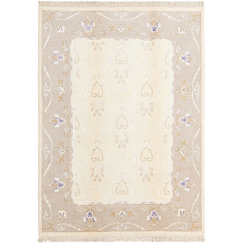 Vidal Tapis de laine 236x175 beige Darya