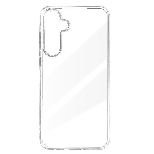 Avizar Coque pour Samsung Galaxy A55 Silicone Flexible Fin Bords Surélevés Transparent