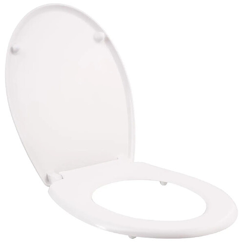 Helloshop26 Abattant WC toilette salle de bain blanc 3208025