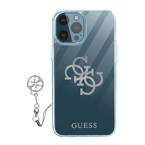 Guess Maroquinerie Coque 4G Guess iPhone 12 Pro Max Argent