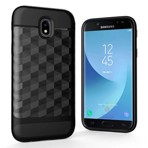 Wewoo Coque renforcée noir pour Samsung Galaxy J3 2017 / J330 Version UE 3D Diamond TPU + PC Combinaison de protection