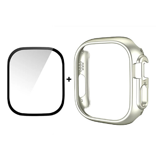 Coque en TPU HAT PRINCE caoutchouté, anti-choc pour votre Apple Watch Ultra 49mm - argent