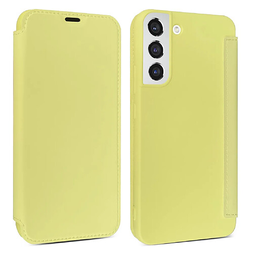 Coque en silicone jaune pour votre Samsung Galaxy S22 5G