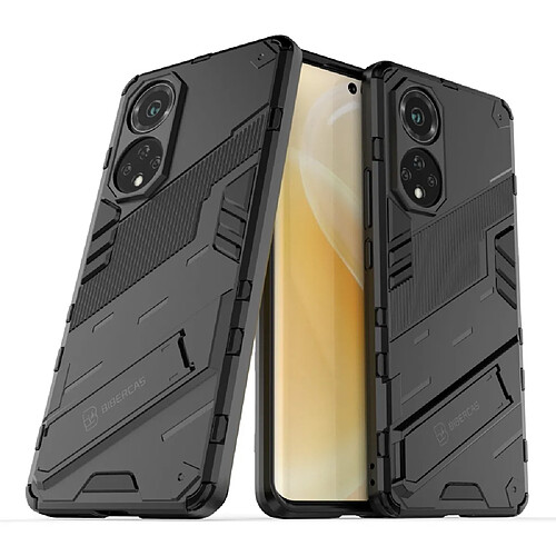 Coque en TPU anti-rayures avec béquille noir pour votre Huawei nova 9/Honor 50