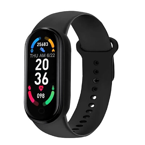 M6 Smart Bracelet Montre Bluetooth Fréquence Cardiaque Surveillance de la Santé de la Pression Artérielle HI1230