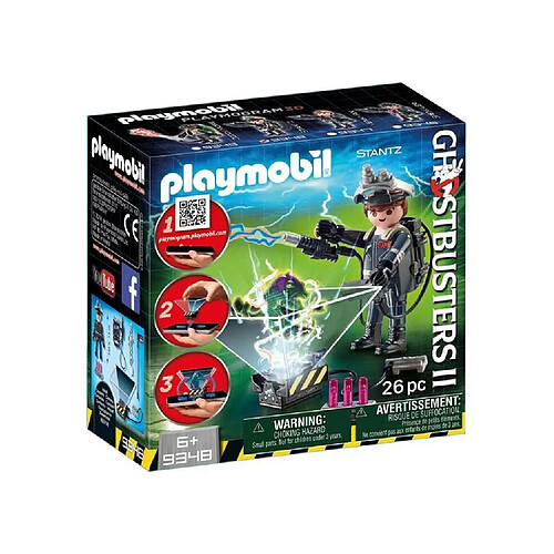 Playmobil® PLAYMOBIL 9348 - Ghostbuster - Raymond Stantz avec Ghost Trap 3D