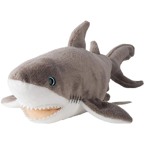 WWF peluche requin Blanc de 38 cm gris blanc