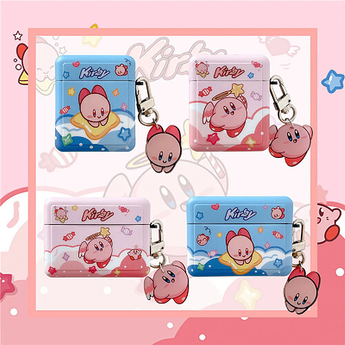 GUPBOO Airpods Coque Housse Étui Protecteur Compatible pour AirPods Pro-Jolie étoile Kirby fille