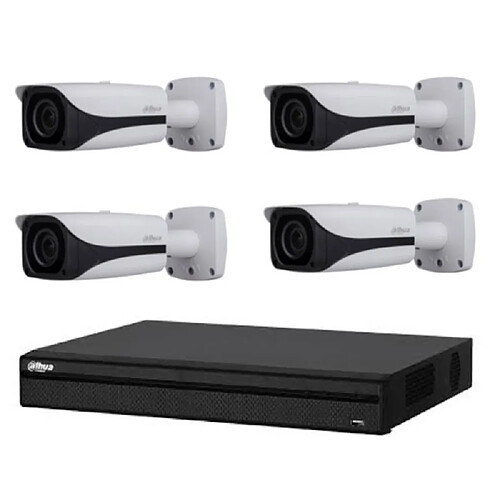 Kit de Vidéosurveillance Dahua DVR HCVR8208AS3 et 4 Caméras Box IR DH-HAC-HFW3231EZT