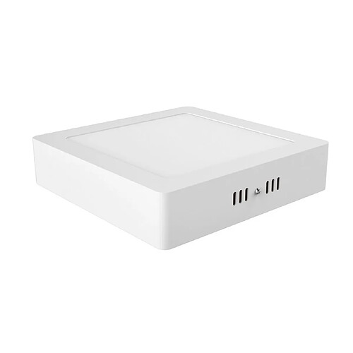 Inspired Monté en surface Carré 6 pouces 12W Blanc pur 6400K, 1000lm, White Frame, Inc. Driver