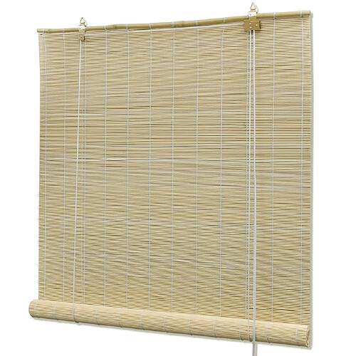 vidaXL Store à rouleau bambou naturel 120x220 cm