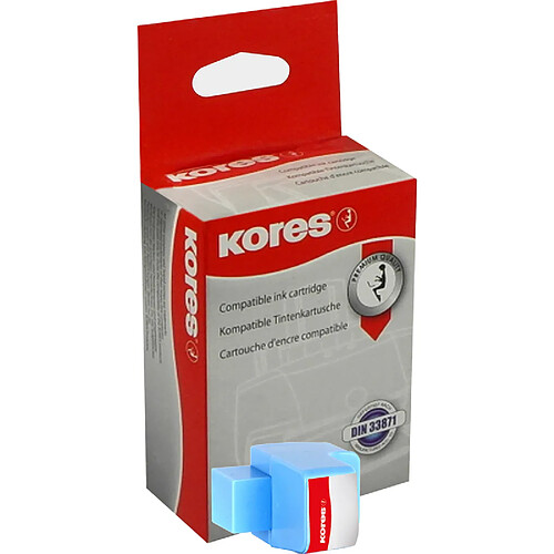 Kores Encre G1700CL remplace hp C8774EE/hp No.363,cyan light ()