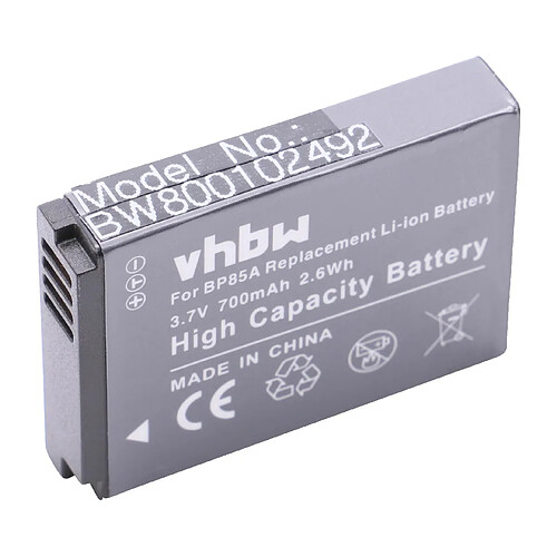 Vhbw Batterie LI-ION pour SAMSUNG PL210, PL-210, remplace BP85a, BP-85a, IA-BP85a