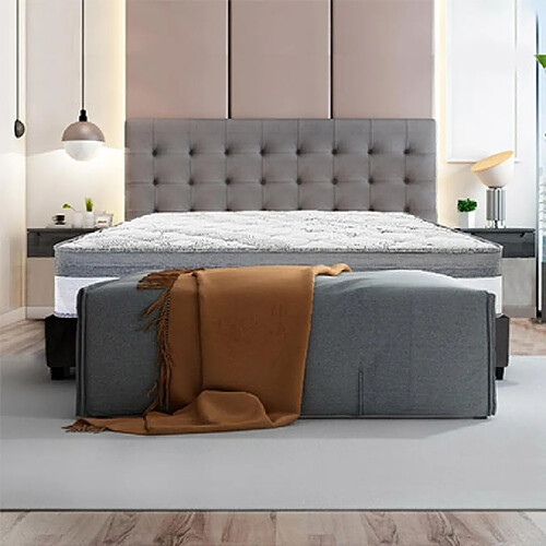 Mes Matelas ressorts ensachés + mousse HR 90x190 cm - RELAX