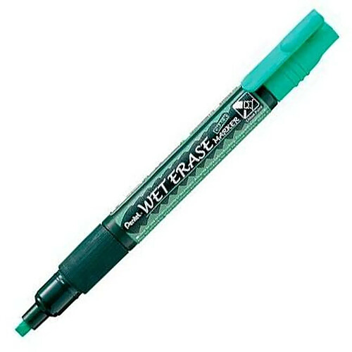 Marqueurs à craie liquide Pentel Wet Erase Vert 12 Unités