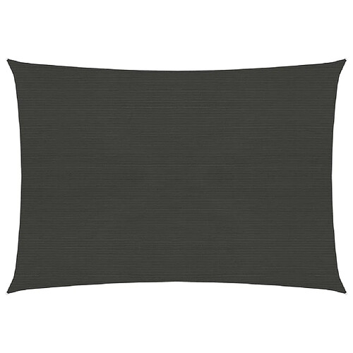 ComfortXL Voile D'ombrage 160 G/m² Anthracite 2,5x3,5 M Pehd