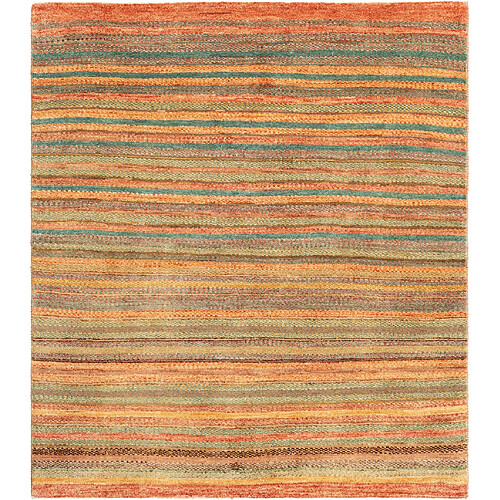 Vidal Tapis de laine 141x123 brun Juma