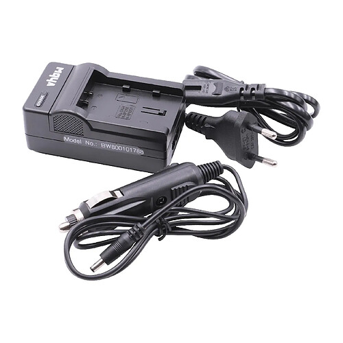 vhbw chargeur pour chargeur allume-cigare pour Samsung HMX-H204, HMX-H204BN, HMX-H205, HMX-H205BN, HMX-H300 comme IA-BP210, IA-BP210E.