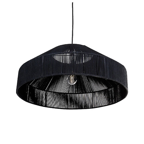 Beliani Lampe suspension IGUAMO Noir