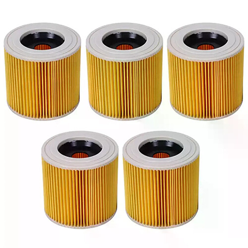 Filtre à poussière d'air de remplacement pour aspirateur Karcher, pièces détachées WD2250 WD3.200 MV2 MV3 WD3 A2004 A2204, filtre HEPA, AD 5PCS