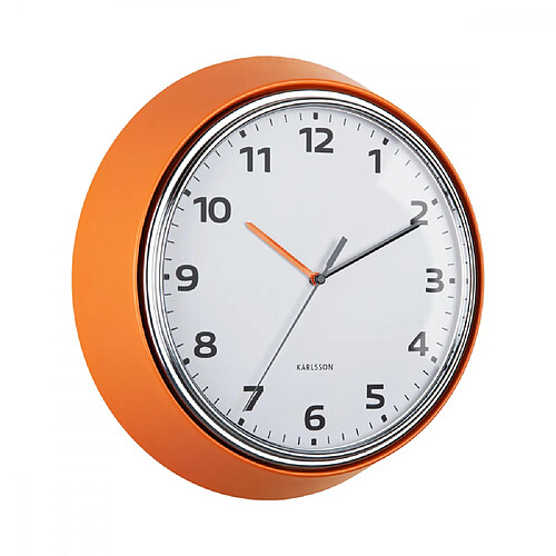 Present Time Horloge murale Modern Retro D34cm