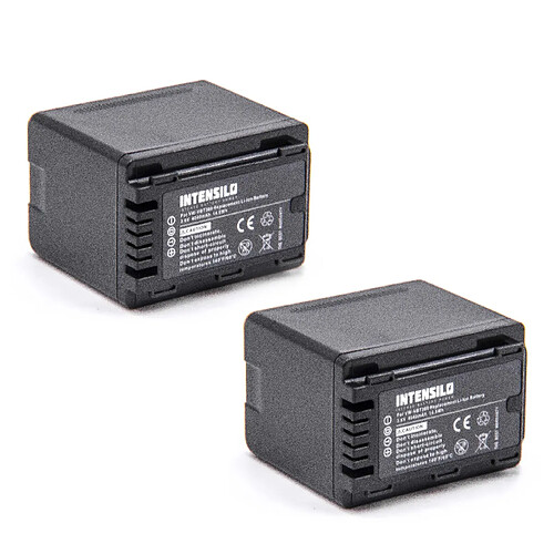 vhbw 2x Li-Ion batterie 4040mAh (3.6V) pour appareil numérique camescope Panasonic HC-V720M, HC-V720MGK, HC-V777, HC-VX870, HC-VX878, HC-VX989