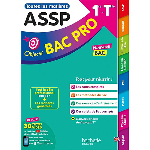 Toutes les matières ASSP, 1re, terminale : nouveau bac