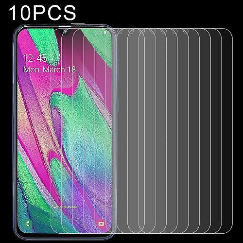 Wewoo Film de verre trempé 10 films de non plein écran PCS 2.5D pour Galaxy A40