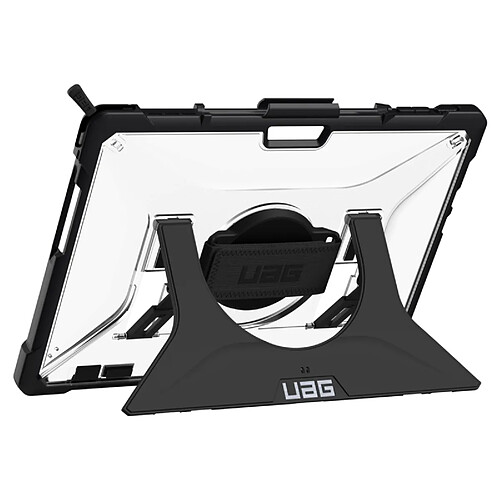 Coque pour Microsoft Surface Pro 9 Poignée + Bandoulière UAG Plasma Transparent