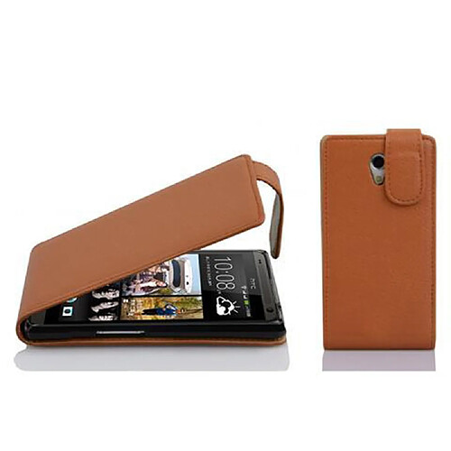 Cadorabo Coque HTC Desire 700 Etui en Marron