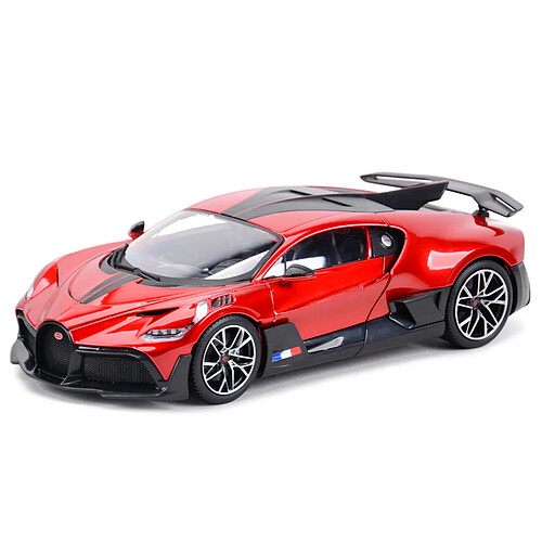 Universal 1: 18 Voiture de sport Simulation statique Véhicule de moulage sous pression Modèle collectable Voiture Jouet(Rouge)