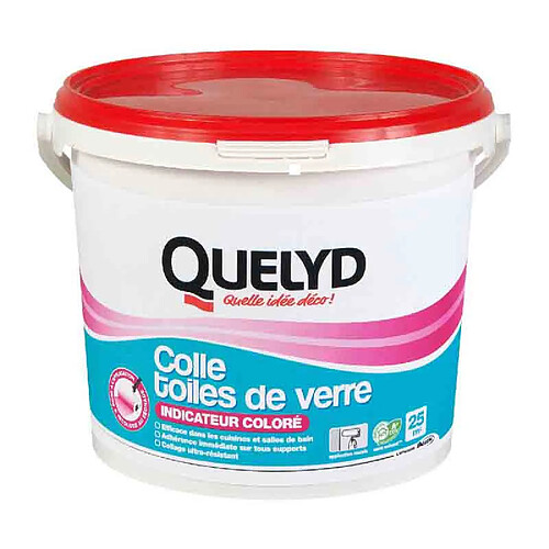 QUELYD - Colle spéciale toile de verre 5 Kg